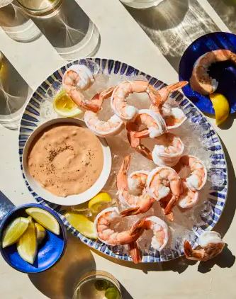 Poached Shrimp with a Homemade Thousand Island&nbsp;Dressing
