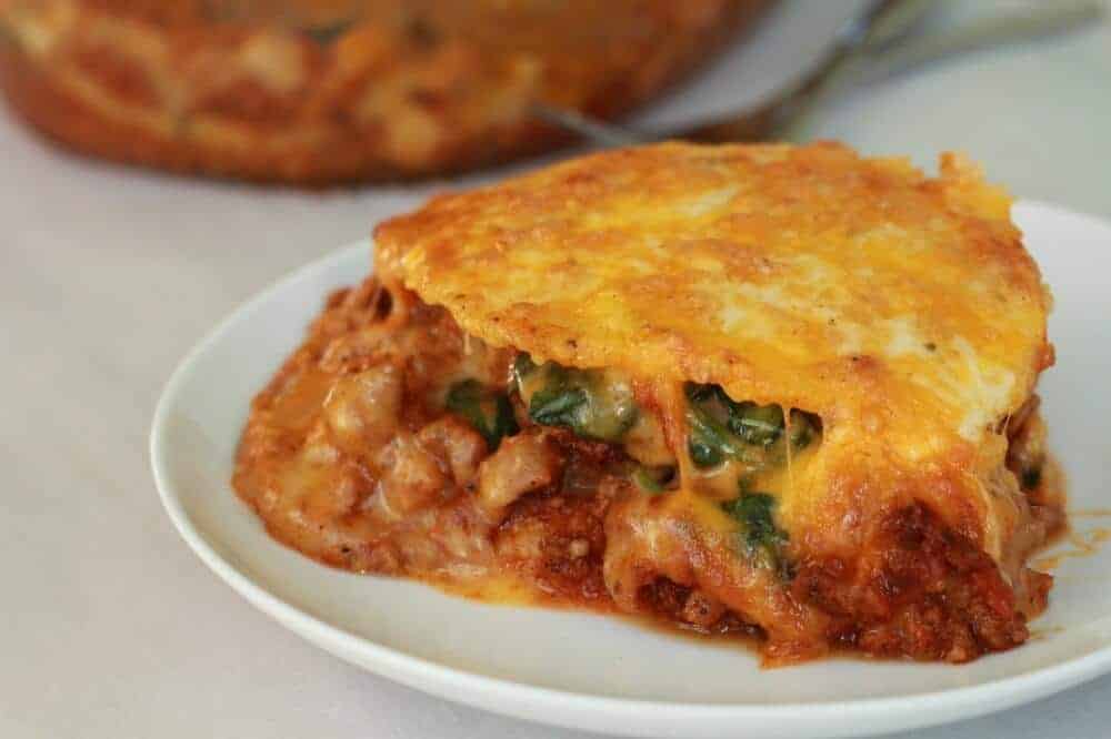 Chorizo and Polenta&nbsp;Lasagna