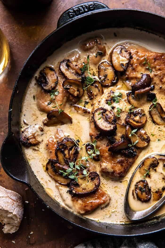 Creamy Balsamic Mushroom Chicken&nbsp;Marsala