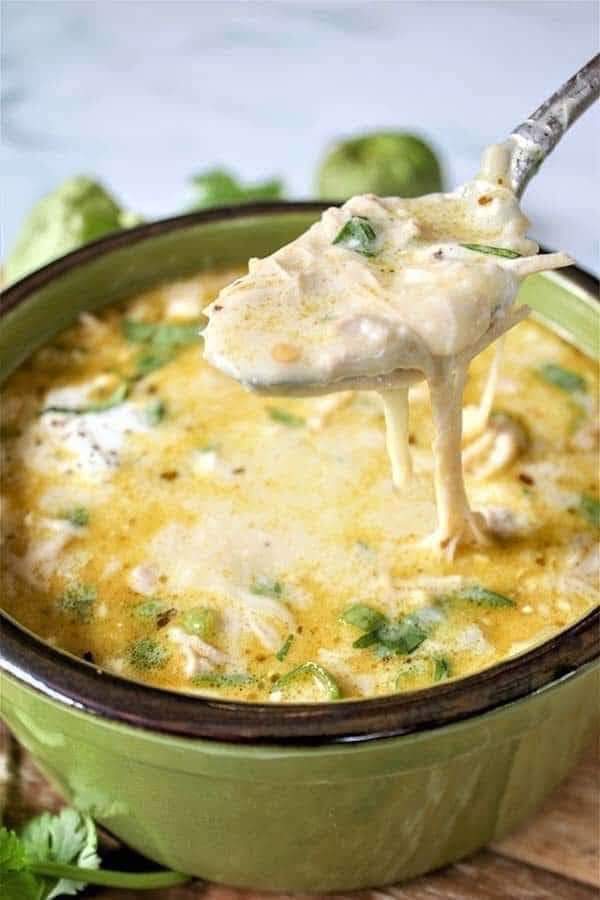 Crock Pot Green Enchilada Chicken&nbsp;Soup
