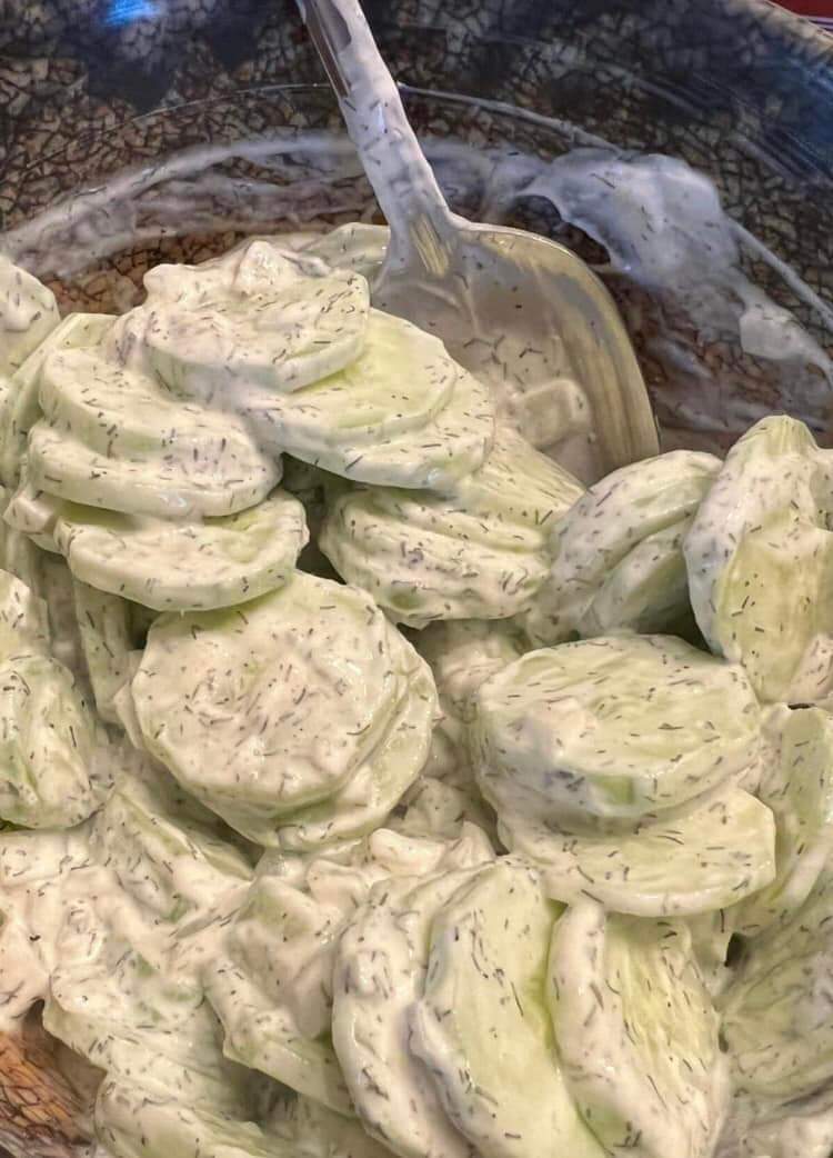 Creamy Cucumber Salad