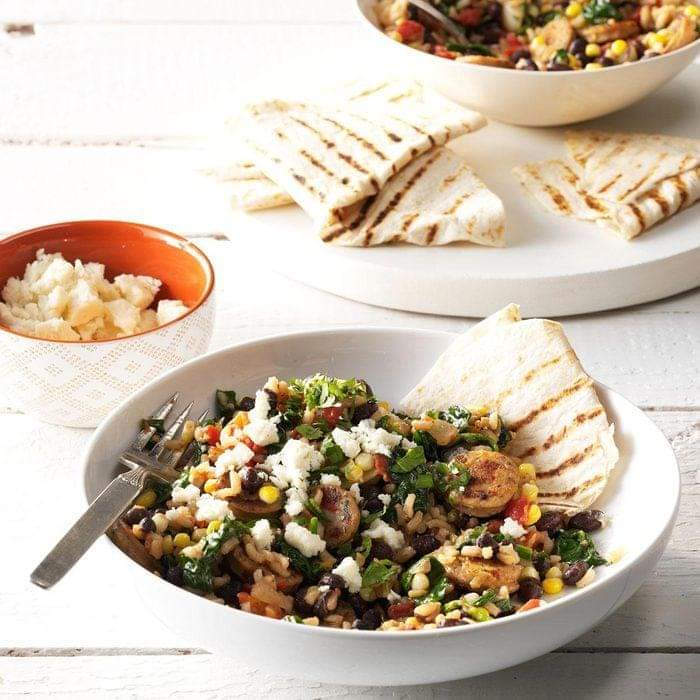 CHORIZO BURRITO BOWLS
