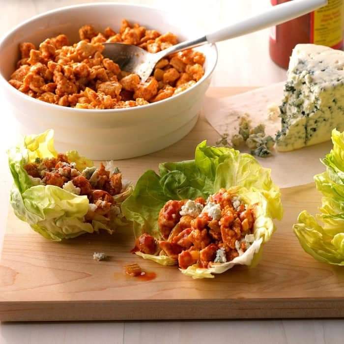 Easy Buffalo Chicken Lettuce&nbsp;Wraps