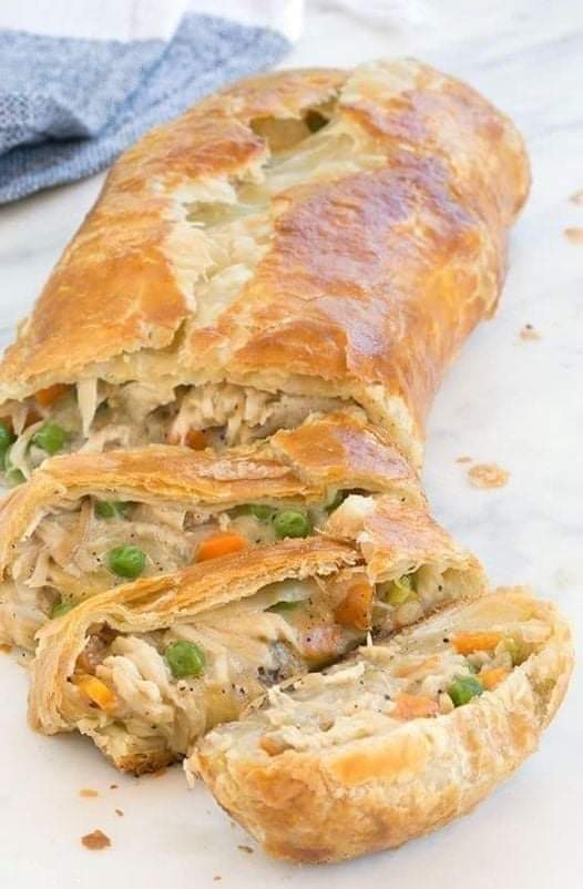 Perfect Recipe Chicken Pot Pie&nbsp;Stromboli