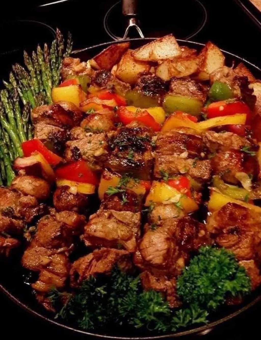 Chicken, Bacon, Pineapple&nbsp;Kebabs