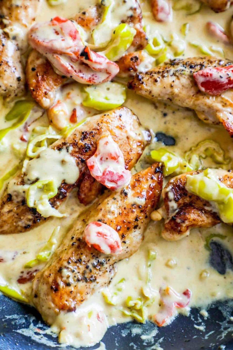 One Pot Creamy Pepperoncini&nbsp;Chicken