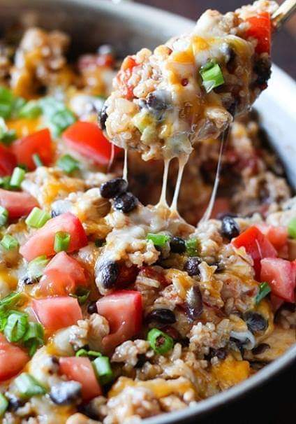 Easy One-Pot Chicken Burrito&nbsp;Bowls