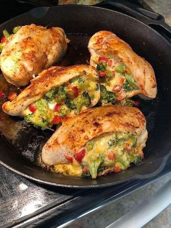 Broccoli and Cheese Stuffed Chicken&nbsp;Breast