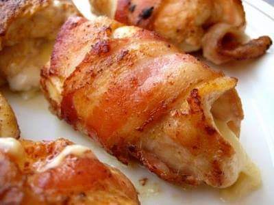 Bacon Wrapped Smoked Gouda Stuffed Chicken&nbsp;Breasts