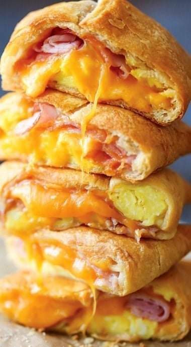 Ham Egg & Cheese Pockets