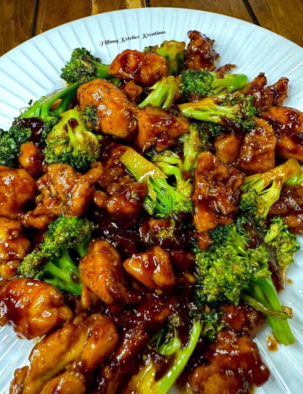 BOURBON CHICKEN WITH BROCCOLI