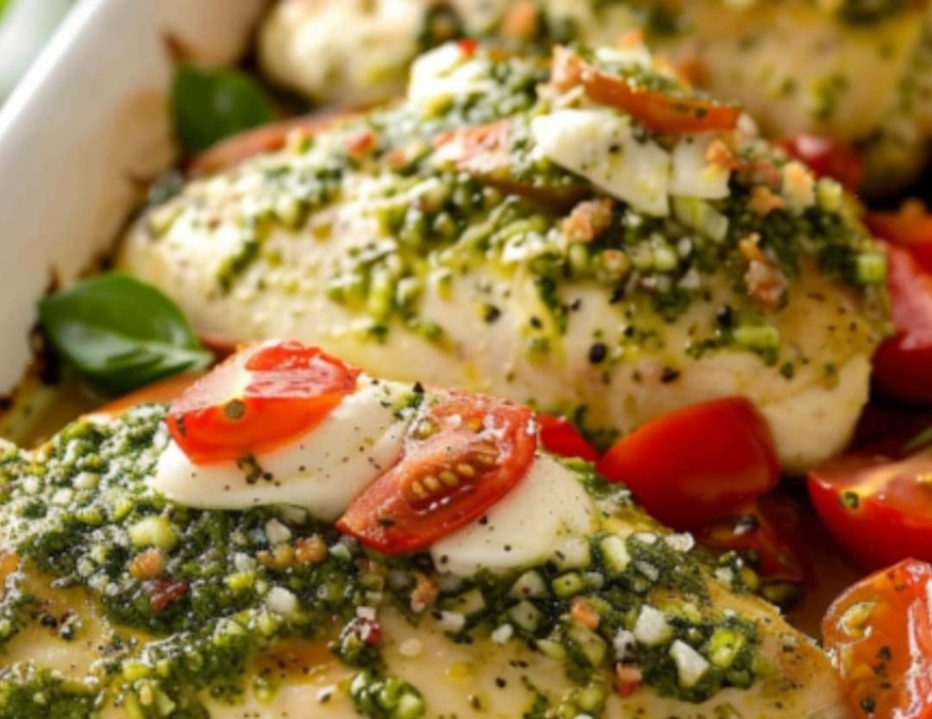 Pesto Chicken Bake