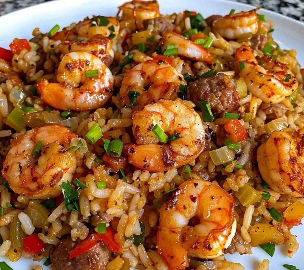 Shrimp dirty rice