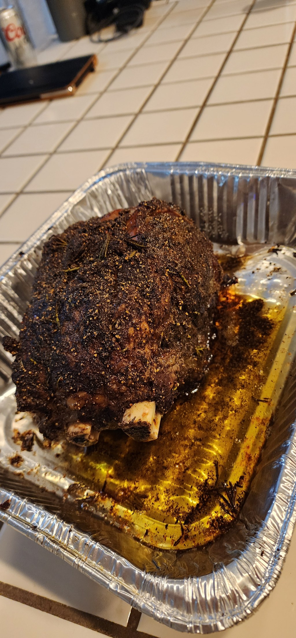 Christmas Horseradish and Herb Prime Rib