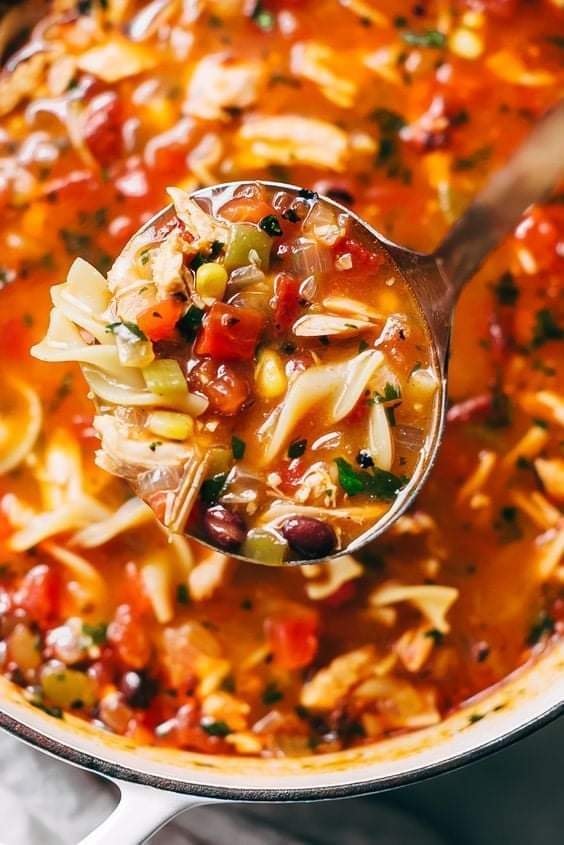 Mexican Chicken Noodle Soup